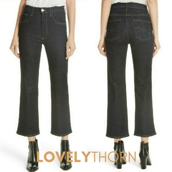 3x1 Denim - 3x1 DENIM // joni wide leg cropped jeans in river